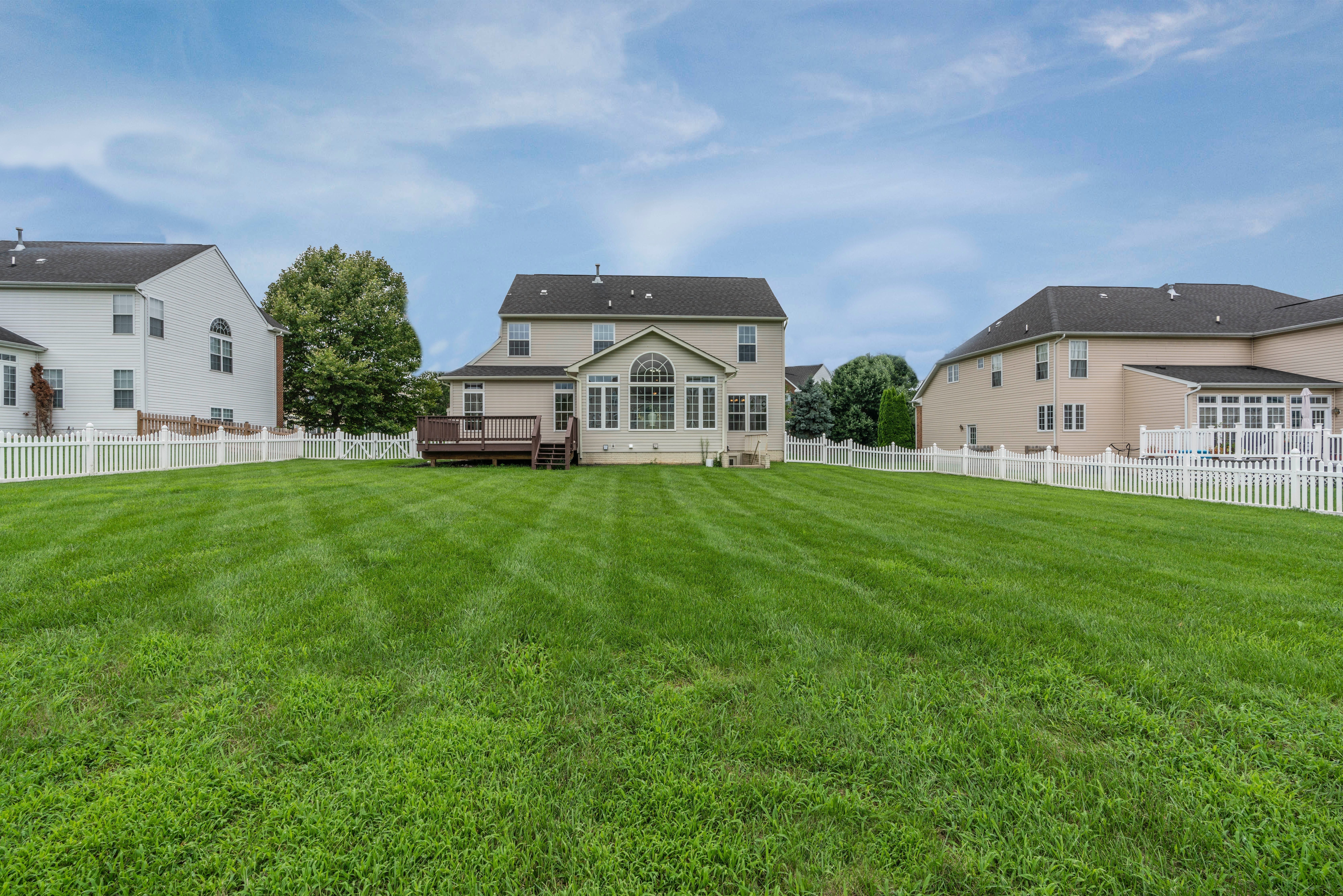A house with a missed mortgage payment on it